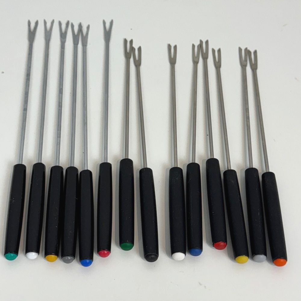 14 Vintage Fondue Forks